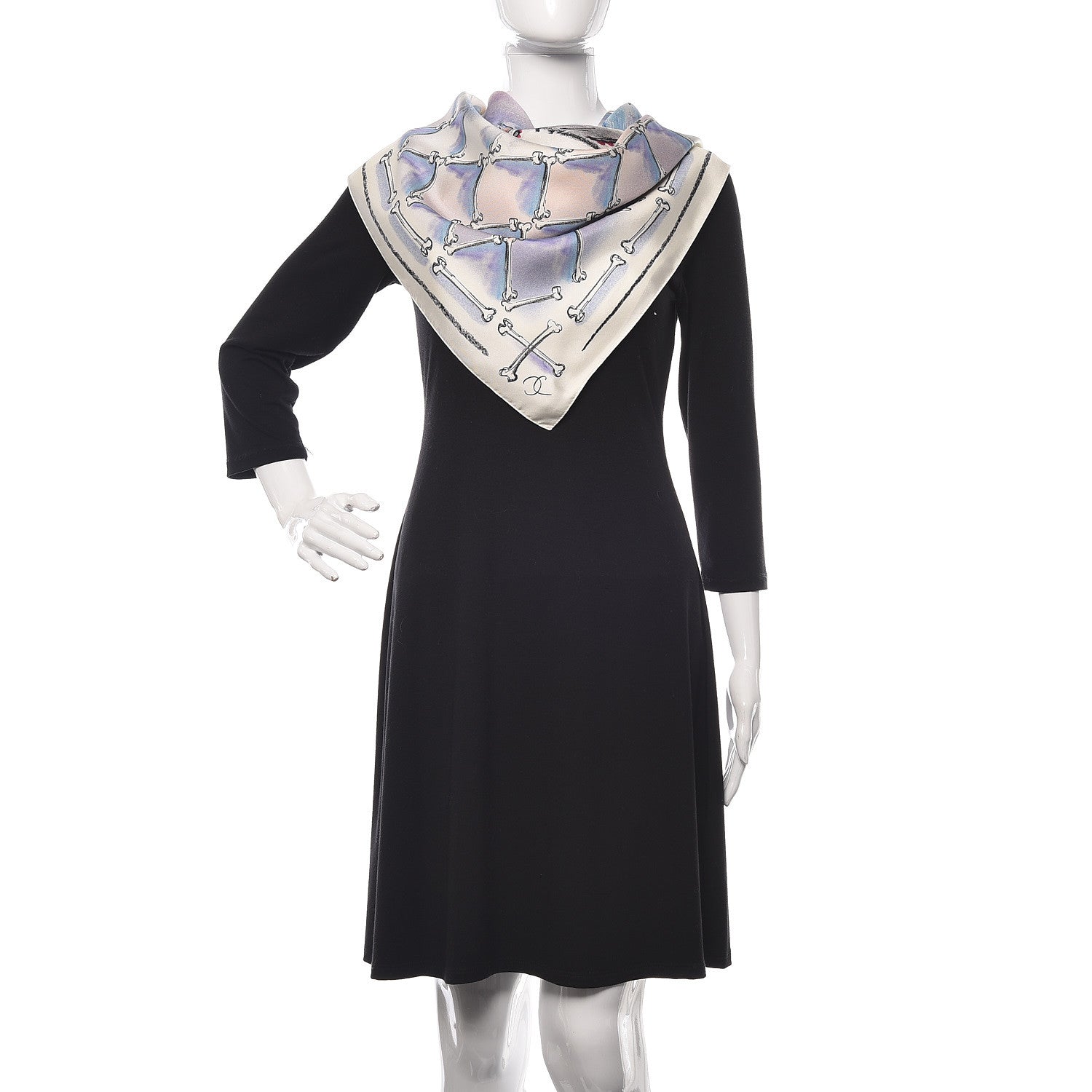 Chanel Silk Les Vanites Scarf Multicolor 2 of 5