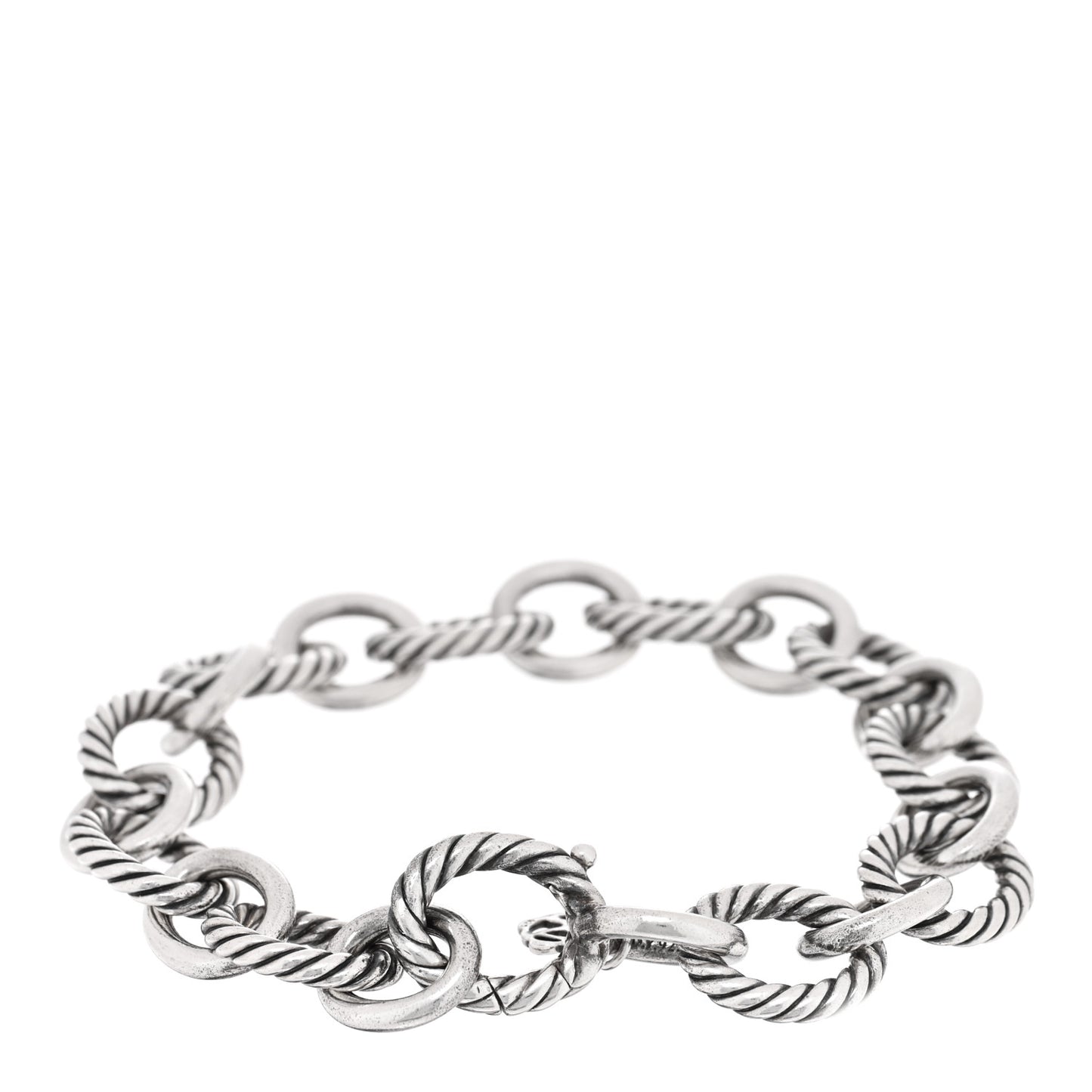 Sterling Silver 13mm Large Oval Link Bracelet