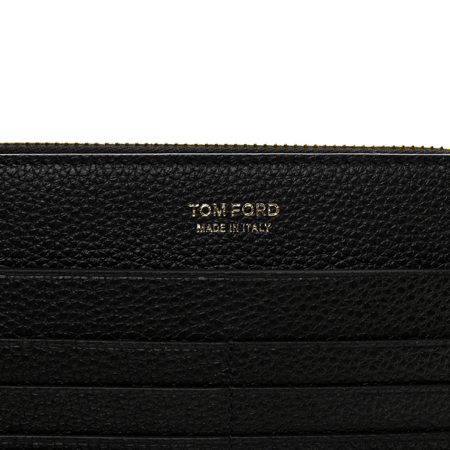 Tom Ford Calfskin Large Padlock Multifunction Wallet Black 7 of 8