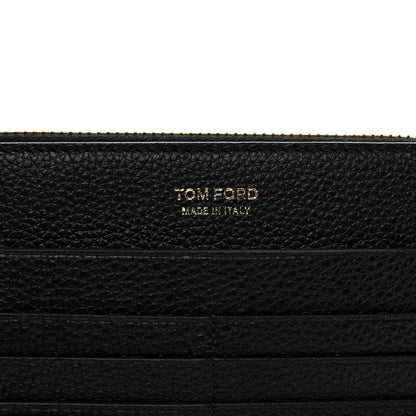Tom Ford Calfskin Large Padlock Multifunction Wallet Black 7 of 8