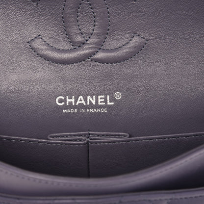 Chanel Lambskin Quilted Medium Double Flap Light Purple 7 of 16