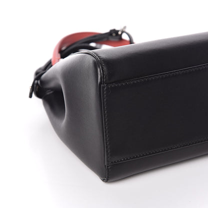 Fendi Nappa Colorblock Mini Peekaboo Iconic Satchel Black White Ecstasy 8 of 10