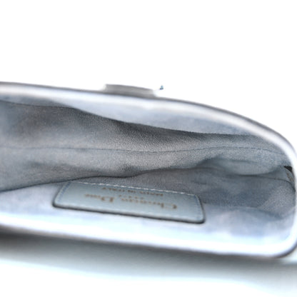 Christian Dior Goatskin Micro Saddle Bag Cloud Blue 5 of 9