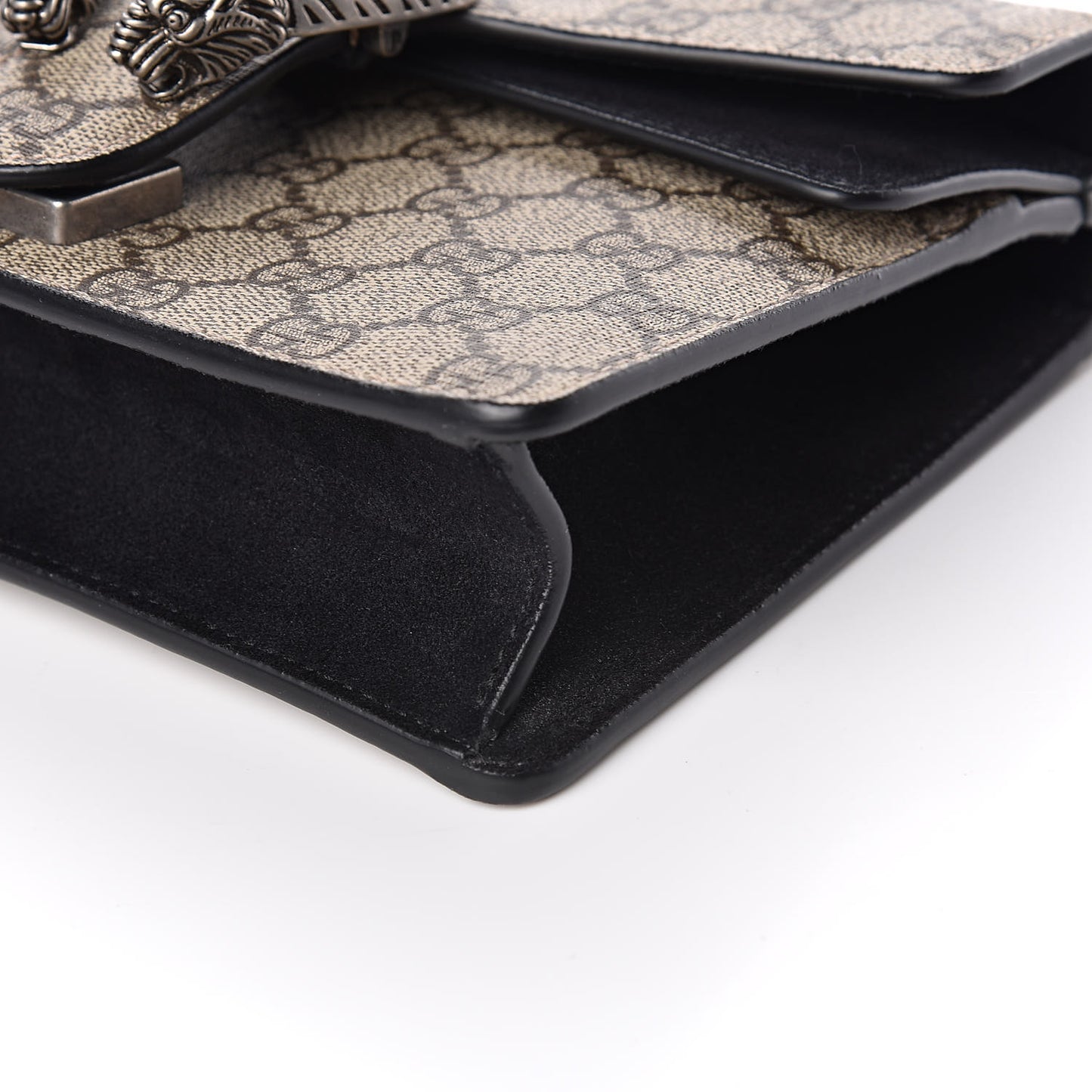 GG Supreme Monogram Mini Dionysus Shoulder Bag Black