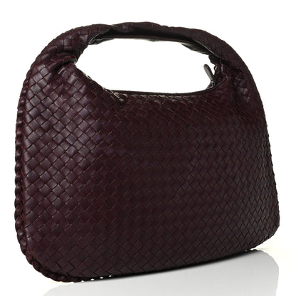 Bottega Veneta Nappa Intrecciato Medium Veneta Hobo Aubergine 2 of 6