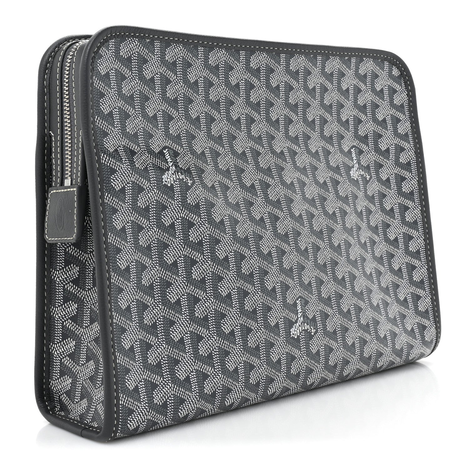 Goyard Goyardine Jouvence GM Toiletry Pouch Grey 3 of 10