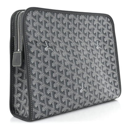 Goyard Goyardine Jouvence GM Toiletry Pouch Grey 3 of 10
