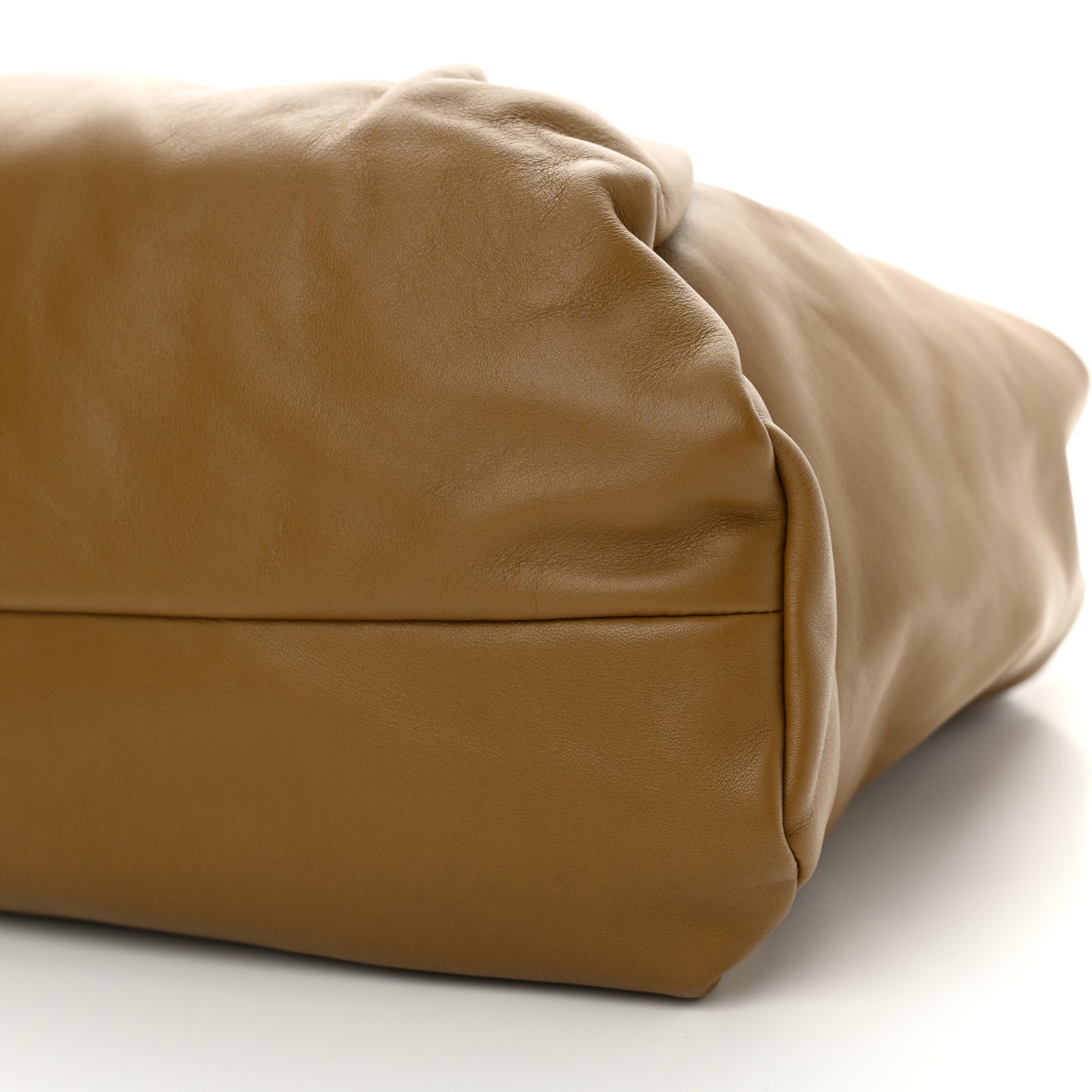 Smooth Butter Calfskin Small The Shoulder Pouch Moutarde