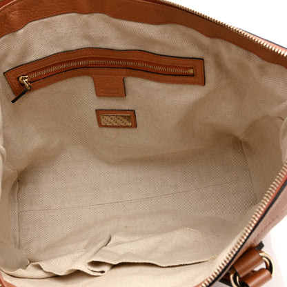 Gucci Metallic Pebbled Calfskin Small Soho Top Handle Bag Blush 5 of 11