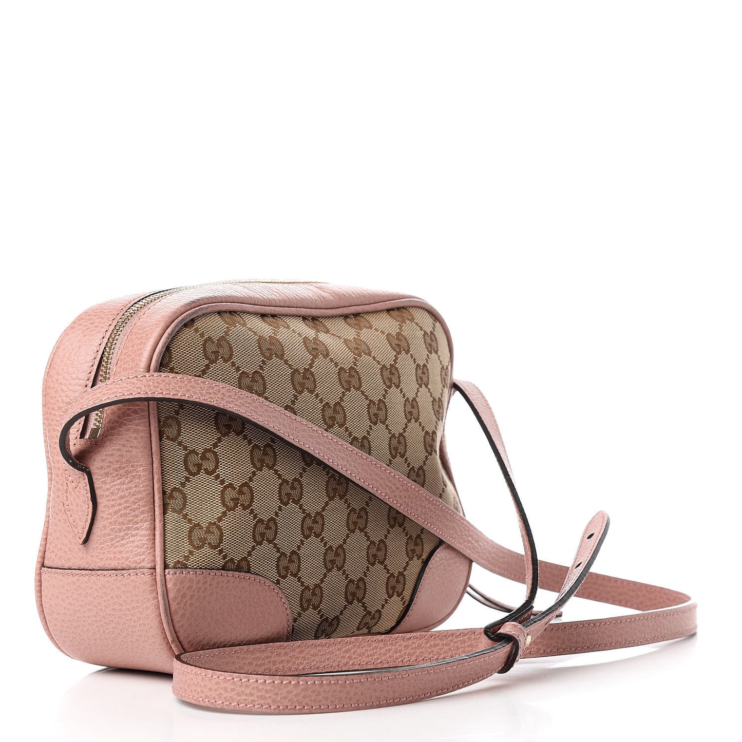 Monogram Mini Bree Messenger Bag Beige Soft Pink