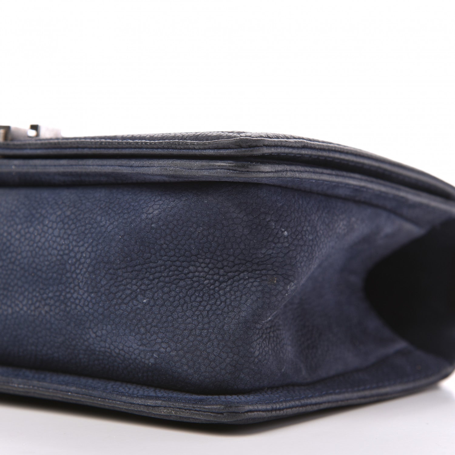 Chanel Iridescent Caviar Quilted Medium Boy Flap Dark Blue 6 of 10