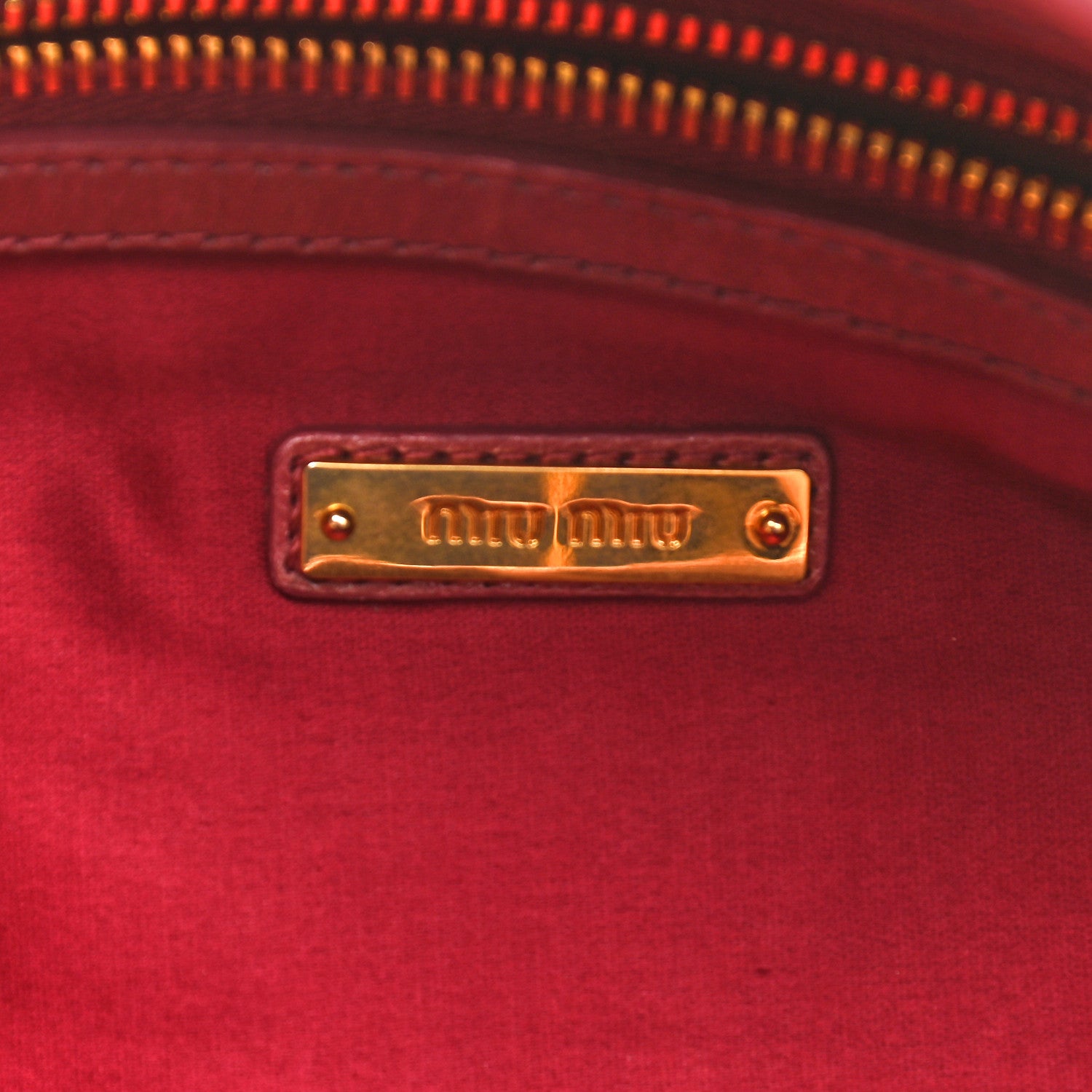 Miu Miu Vitello Shine Satchel 5 of 12