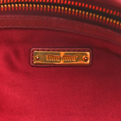 Miu Miu Vitello Shine Satchel 5 of 12