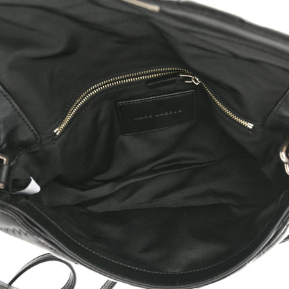 Marc Jacobs Lambskin Quilted J Marc Large Shoulder Bag Black 5 of 10
