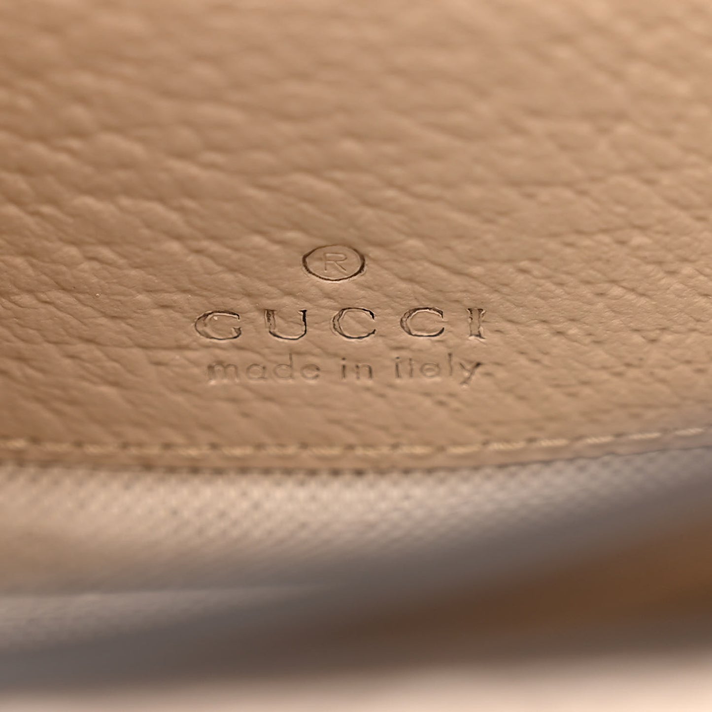GG Supreme Monogram Textured Dollar Calfskin Mini Retro Interlocking G Flap Shoulder Bag Beige Mystic White Oatmeal