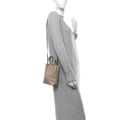 Salvatore Ferragamo Tumbled Calfskin Gancini Mini Bag Beige 2 of 10