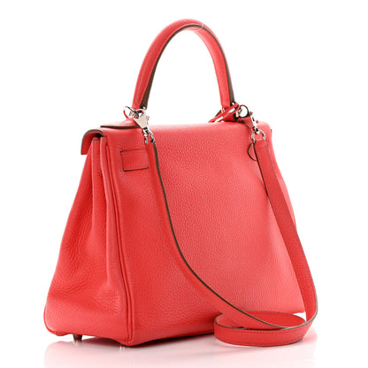Hermes Taurillon Clemence Kelly Retourne 28 Rose Jaipur 3 of 20