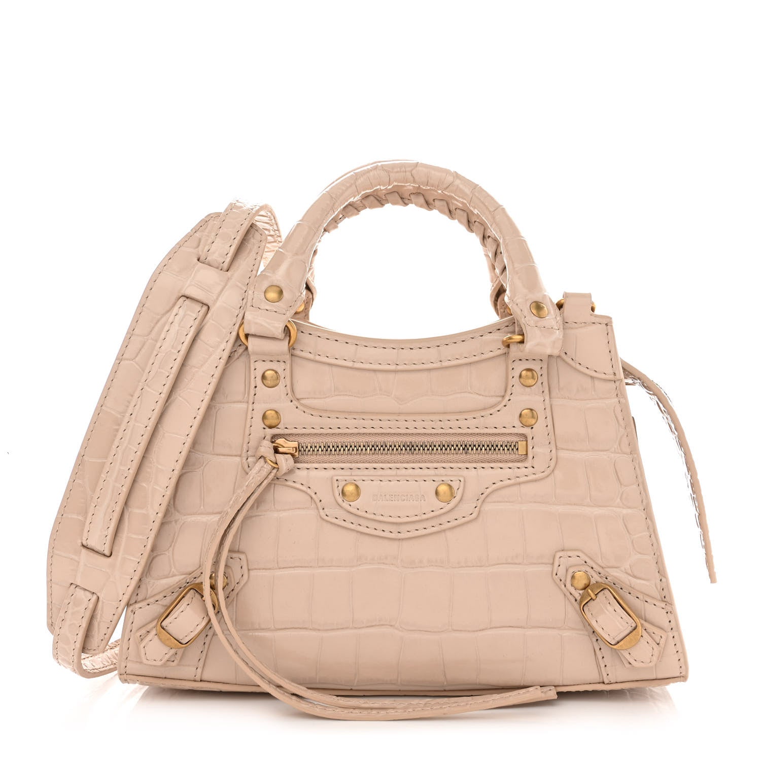 Mini Croc Balenciaga Small Neo Classic City Bag Balenciaga Croc