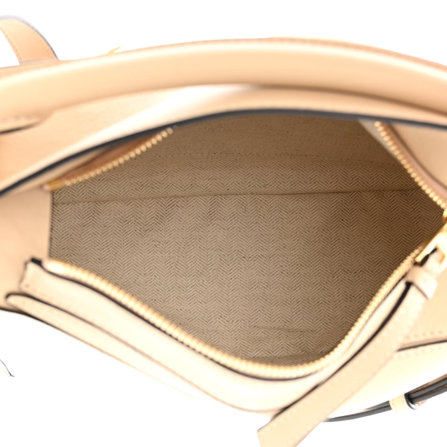 Loewe Calfskin Small Puzzle Bag Dusty Beige Soft White 5 of 10