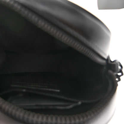 Saint Laurent Calfskin Matelasse Chevron Round Vinyle Camera Bag Black 5 of 10