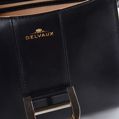 Delvaux Calfskin Mini Brillant Satchel Black 9 of 9