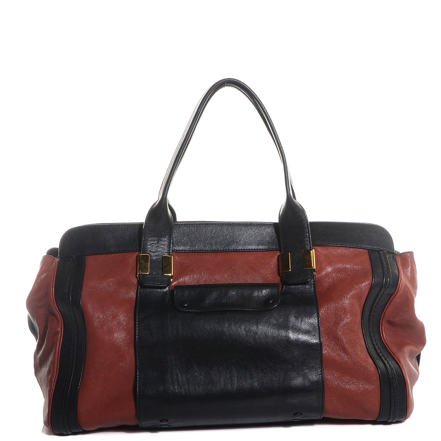 Chloe Leather Large Alice Satchel Holly Berry 1 of 9