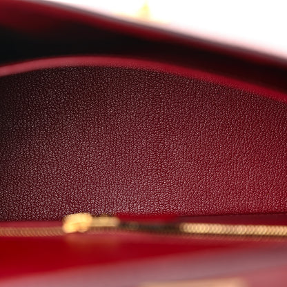 Hermes Epsom Kelly Sellier 25 Rouge Grenat 5 of 10
