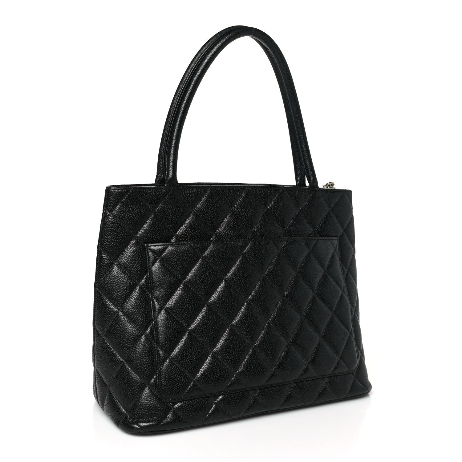 Chanel Caviar Quilted Medallion Tote Black 3 of 11