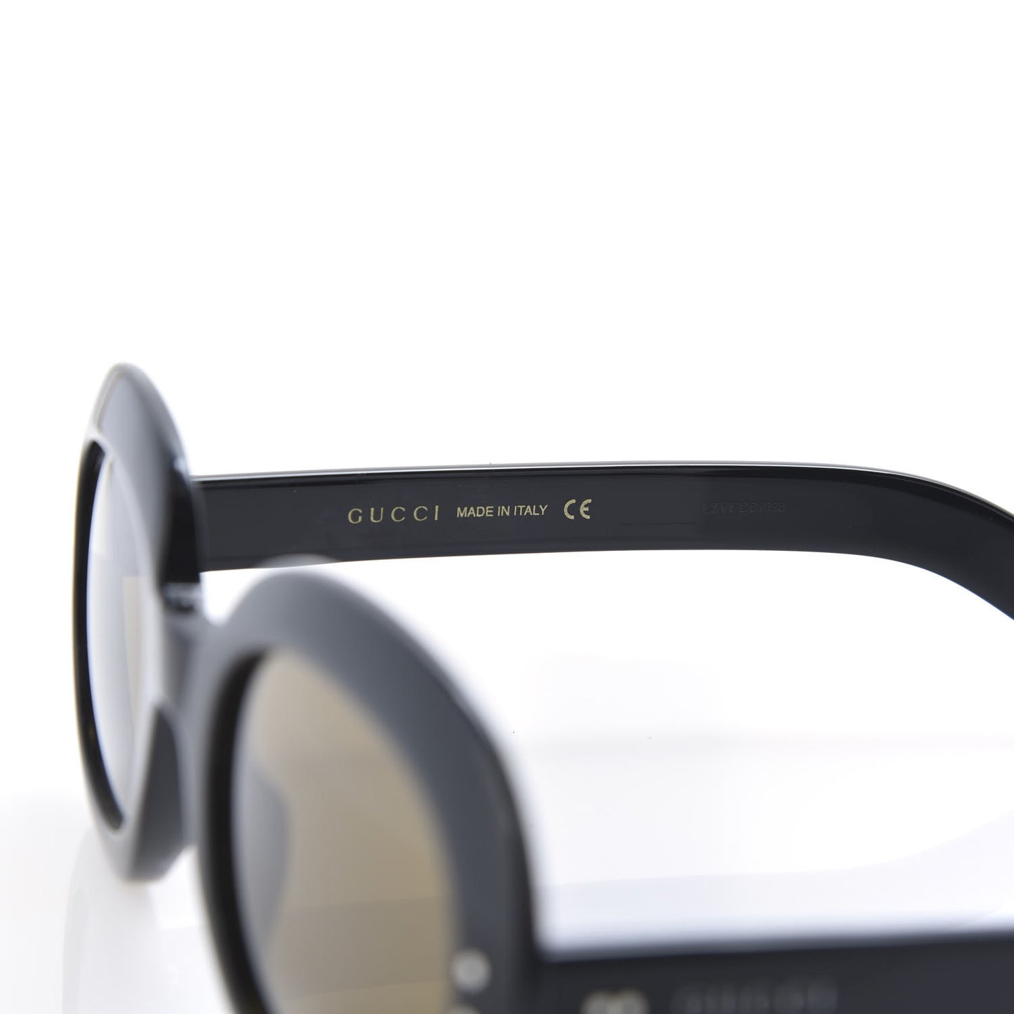 Acetate Round Sunglasses GG0497S Black
