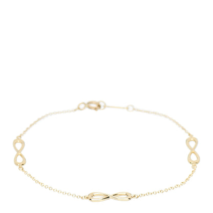Tiffany 18K Yellow Gold Infinity Endless Bracelet 1 of 3