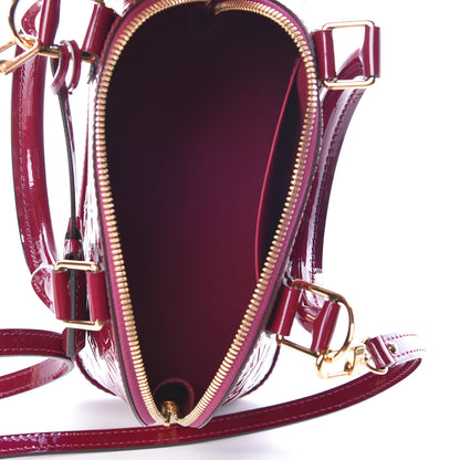 Louis Vuitton Vernis Alma BB Magenta 7 of 9