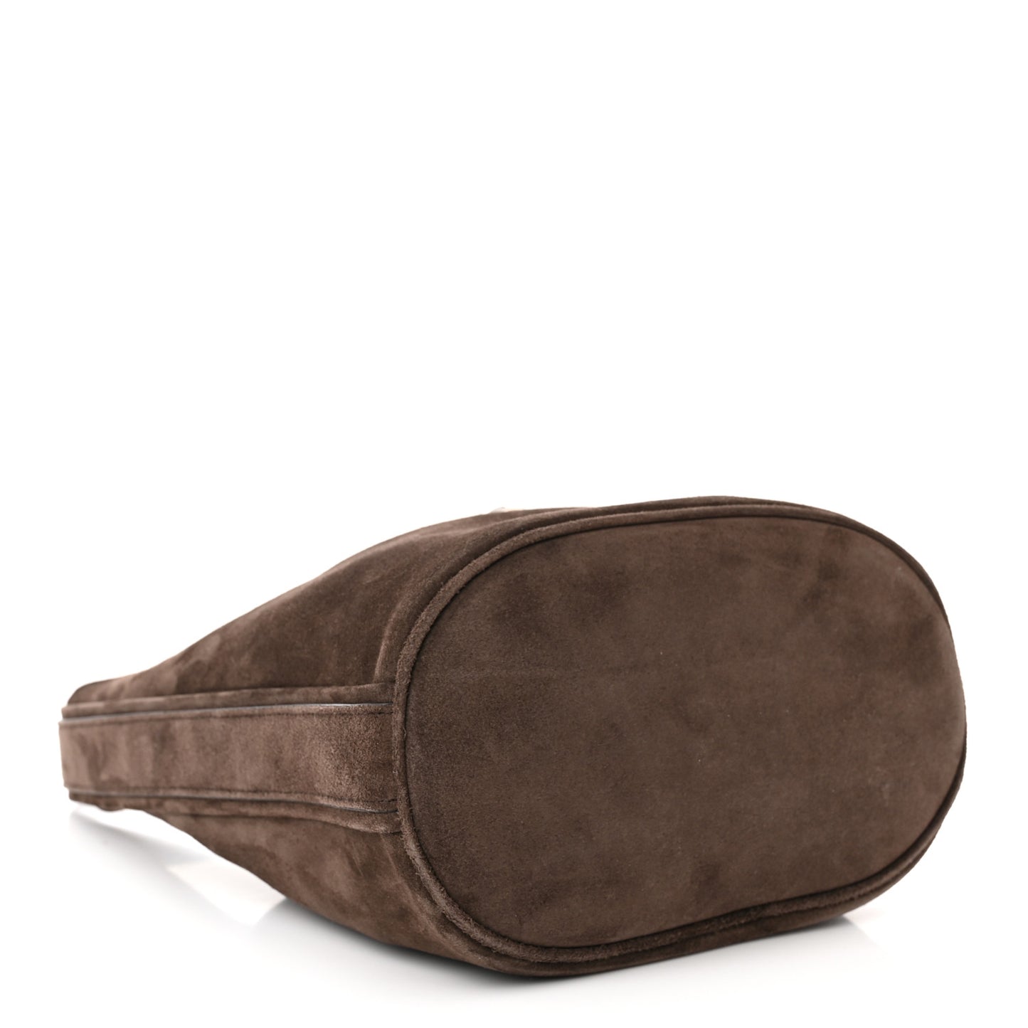 Calfskin Suede Medium Archivo Gancio Hobo Testa di Moro