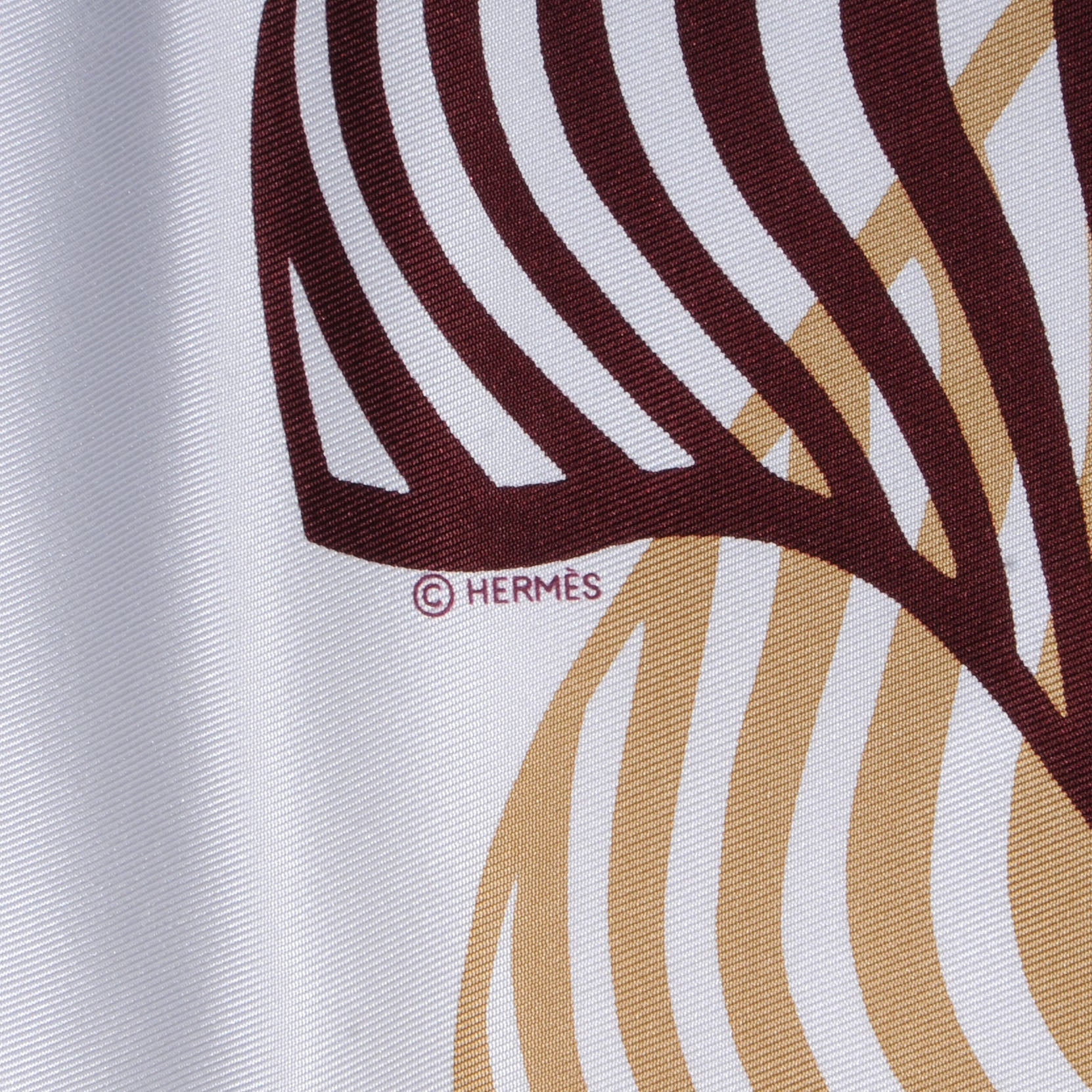 Hermes Silk Onde De Chic Scarf 90 4 of 5