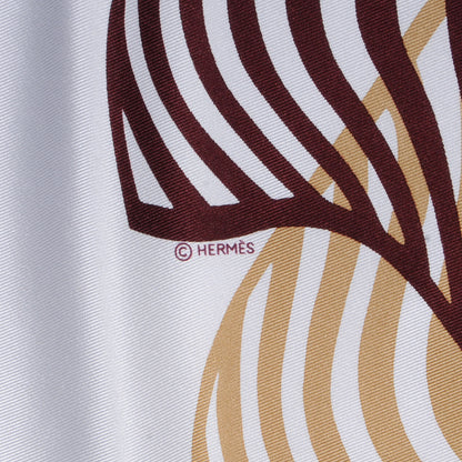 Hermes Silk Onde De Chic Scarf 90 4 of 5