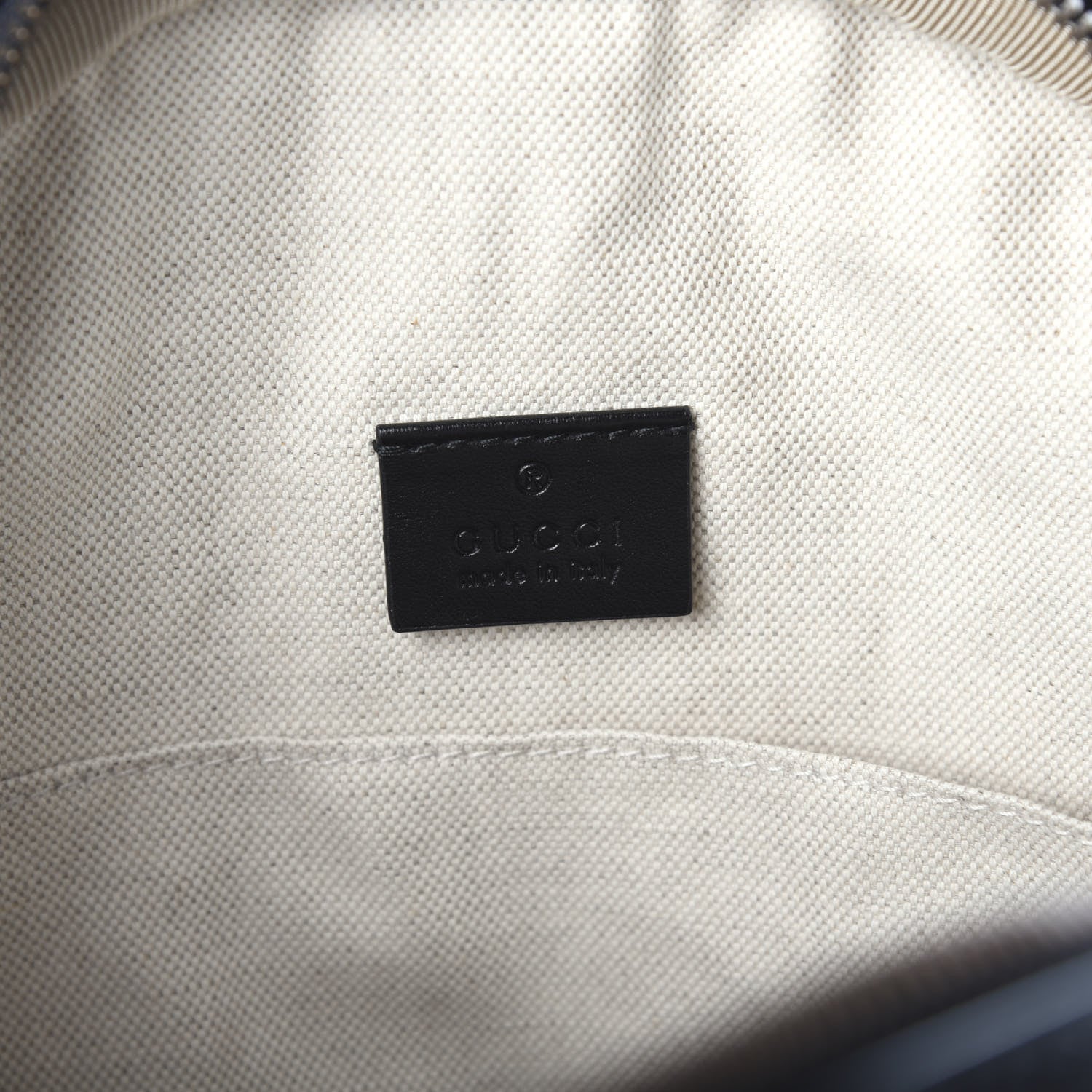 Gucci Calfskin LA Round Backpack Black Gold 5 of 8