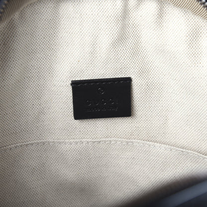 Gucci Calfskin LA Round Backpack Black Gold 5 of 8