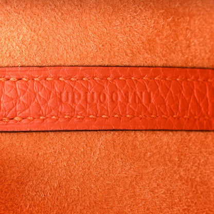 Hermes Taurillon Clemence Picotin Lock 18 PM Orange 7 of 12