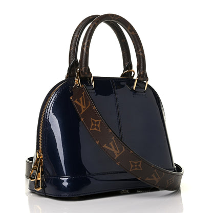 Louis Vuitton Patent Monogram Alma BB Marine 2 of 7