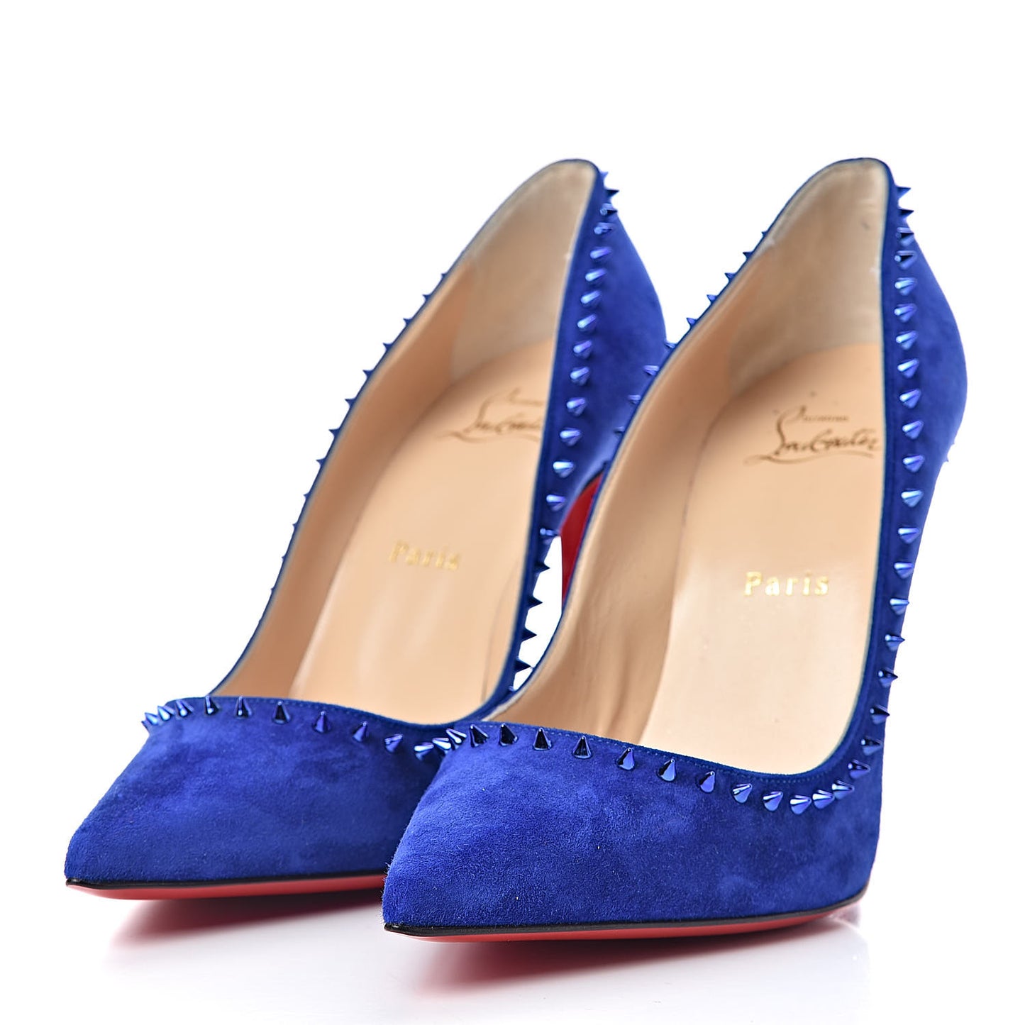 Veau Velours Anjalina 100 Pumps 39.5 Azulejo