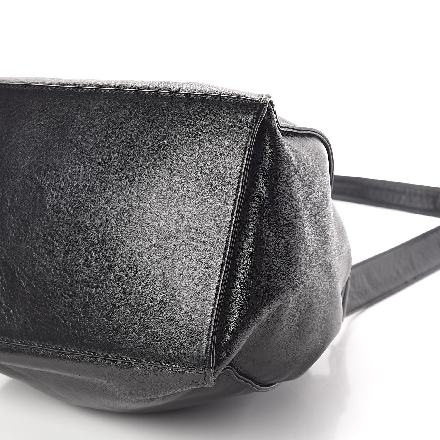 Chanel Lambskin CC Drawstring Shoulder Bag Black 10 of 11