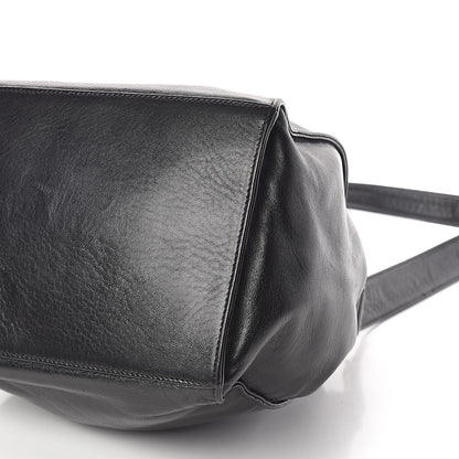 Chanel Lambskin CC Drawstring Shoulder Bag Black 10 of 11