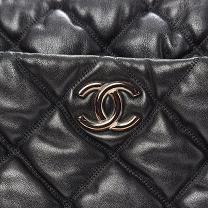 Chanel Lambskin Bubble Quilt Camera Case Black 8 of 10