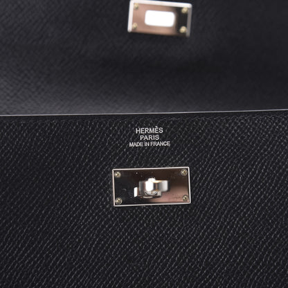 Hermes Epsom Kelly Longue Wallet Black 8 of 10