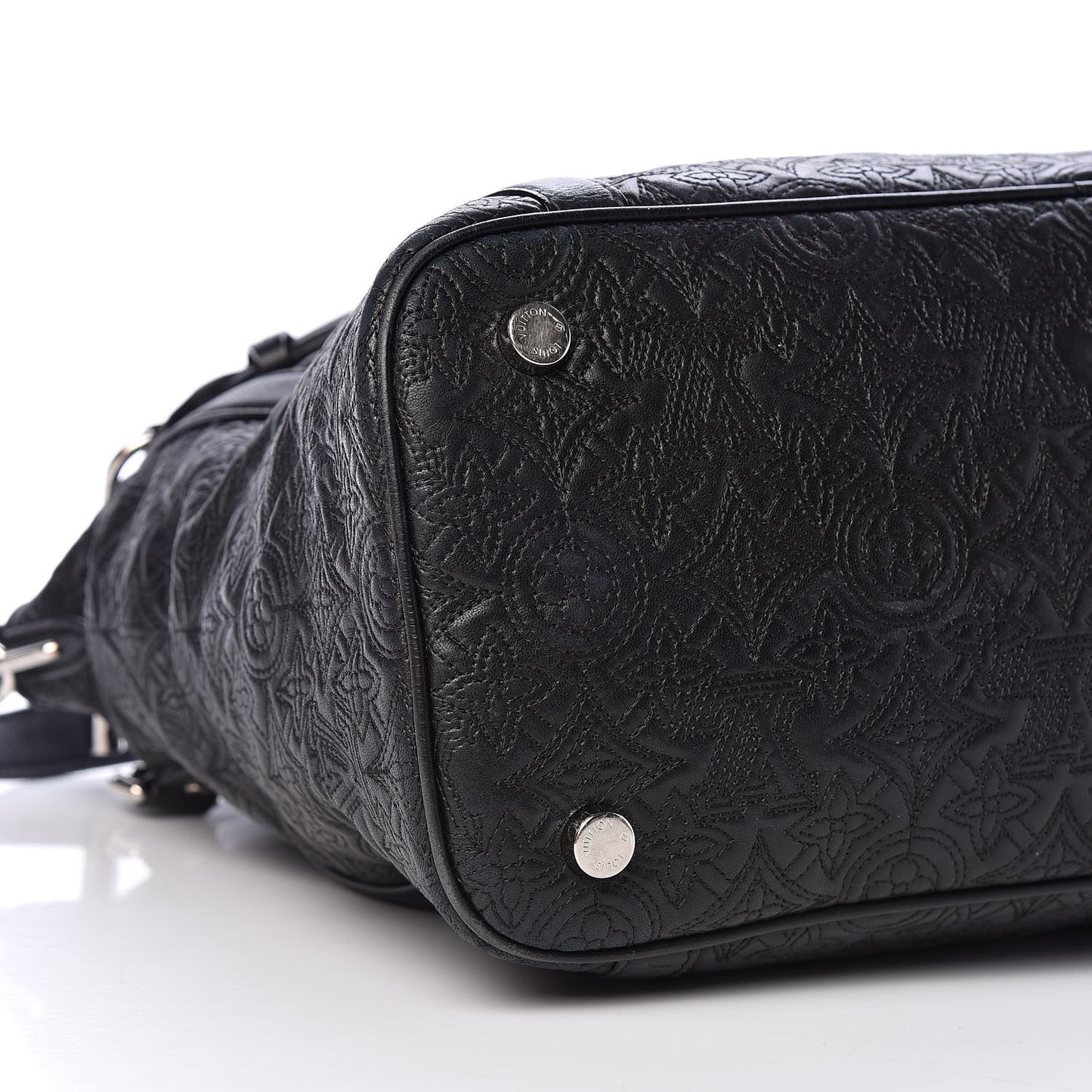 Monogram Lambskin Antheia Ixia MM Black