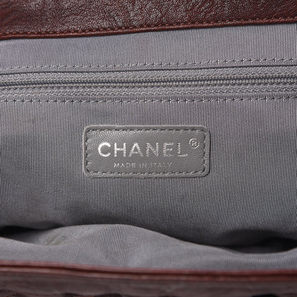 Chanel Washed Lambskin Quilted Medium Chain Around Messenger Dark Brown 6 of 12