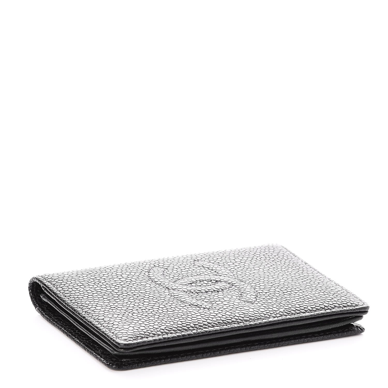 Chanel Caviar Timeless CC Card Holder Wallet Black 4 of 8