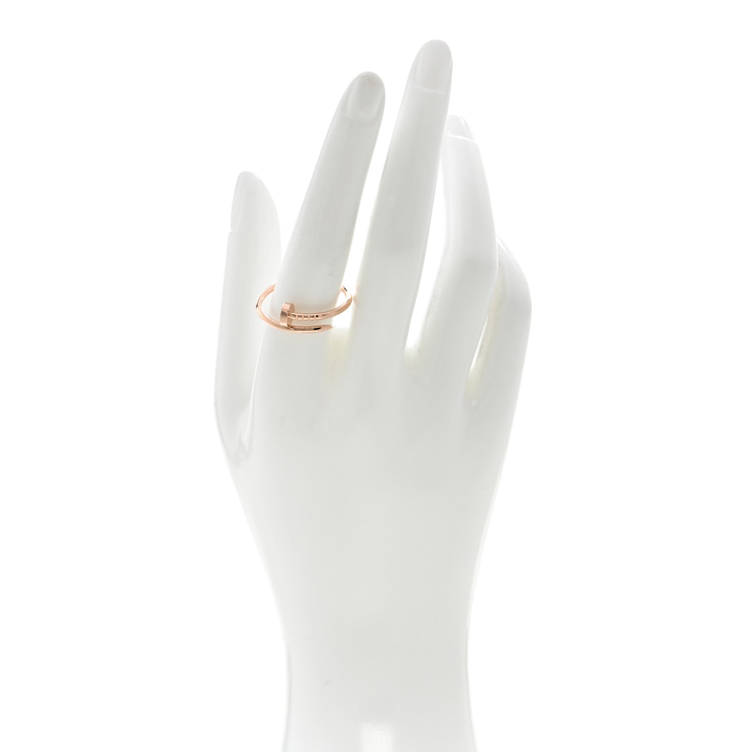 Cartier 18K Pink Gold Small Juste Un Clou Ring 62 10 2 of 5