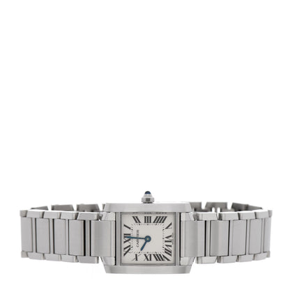 Cartier Stainless Steel 20mm Tank Francaise Quartz Watch 2 of 4