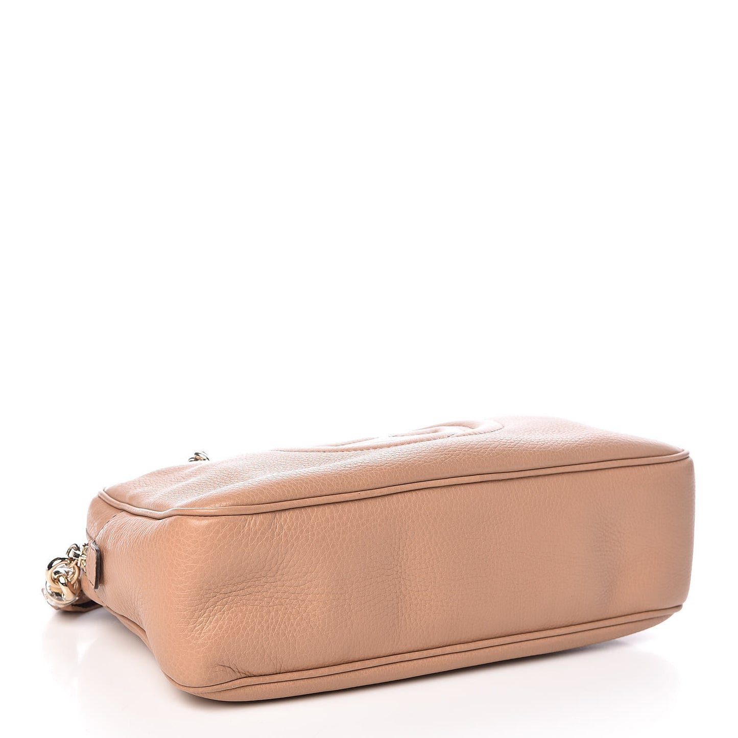 Pebbled Calfskin Small Soho Bowler Camelia