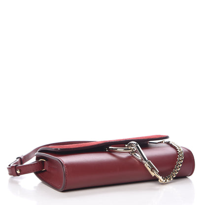 Chloe Suede Calfskin Mini Faye Shoulder Bag Plum Purple 4 of 9